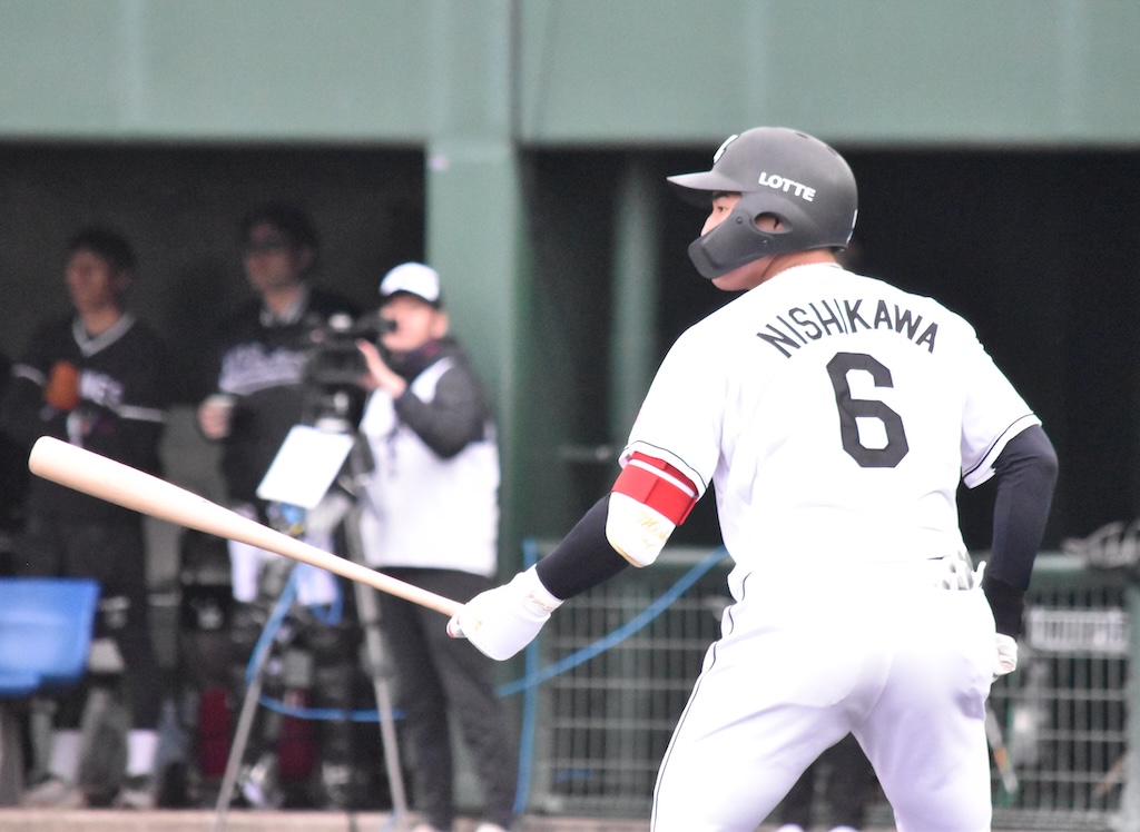 Lotte’s Misho Nishikawa: “I want to focus on doing what I need to do.” number 6 player continues to evolve, prioritizing power hitting and consistency. | Pacific League Lotte Marines