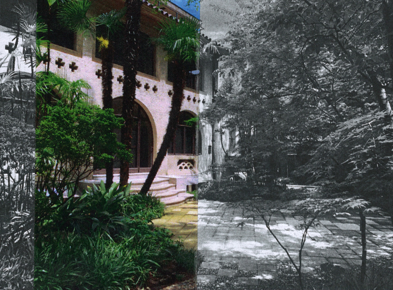 Kudan House surrounded by trees