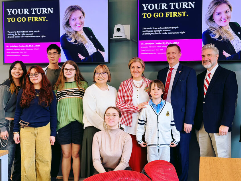 Former Macedonian Ambassador and TUJ Alumna Inspires Students at TUJ Kyoto MacedonianAmbassador