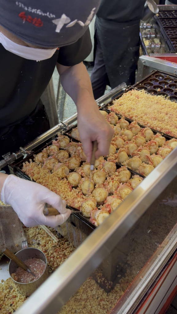 Takoyaki at Dotonbori
