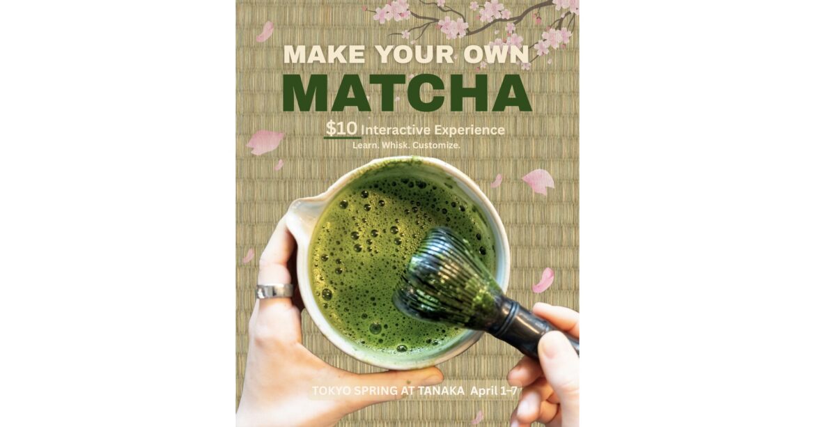 Tanaka Presents "Tanaka Green," a Week-Long Celebration of Matcha and Craftsmanship