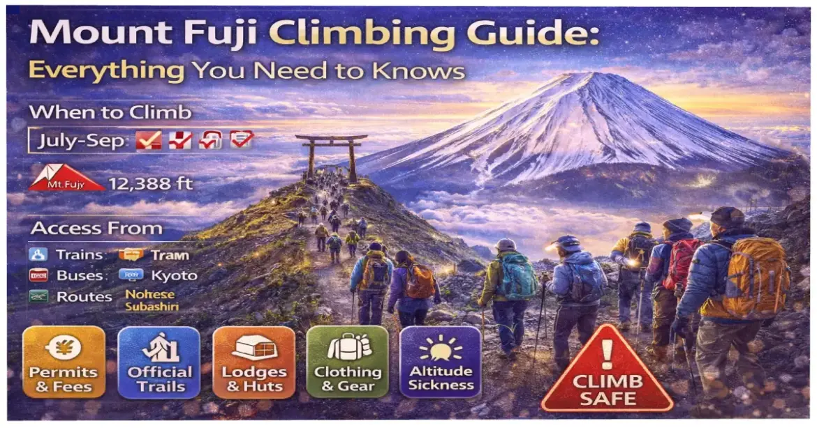 Mount Fuji Climbing Guide 2026: Permits, Routes & Gear Tips