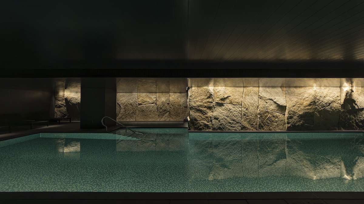 The Indoor Cave Pool at Imperial Hotel, Kyoto