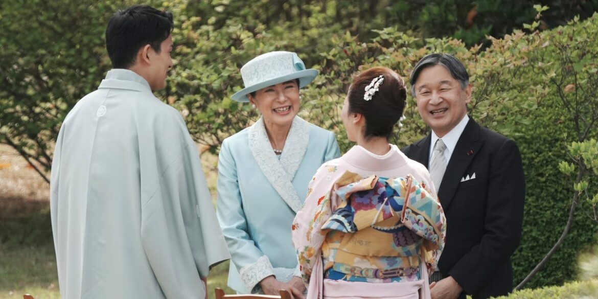 Japan’s Emperor Naruhito and Empress Masako Host Olympic Athletes at a Spring Garden Party in Tokyo Japan’s Emperor Naruhito and Empress Masako Host Olympic Athletes at a Spring Garden Party in Tokyo