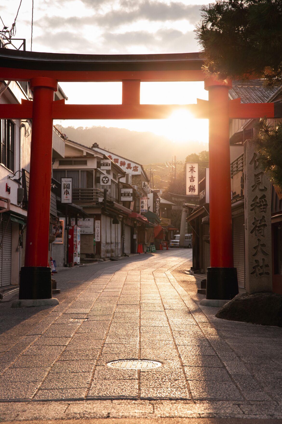 Caught this on an early morning walk to Fushimi Inari Kyoto, Japan