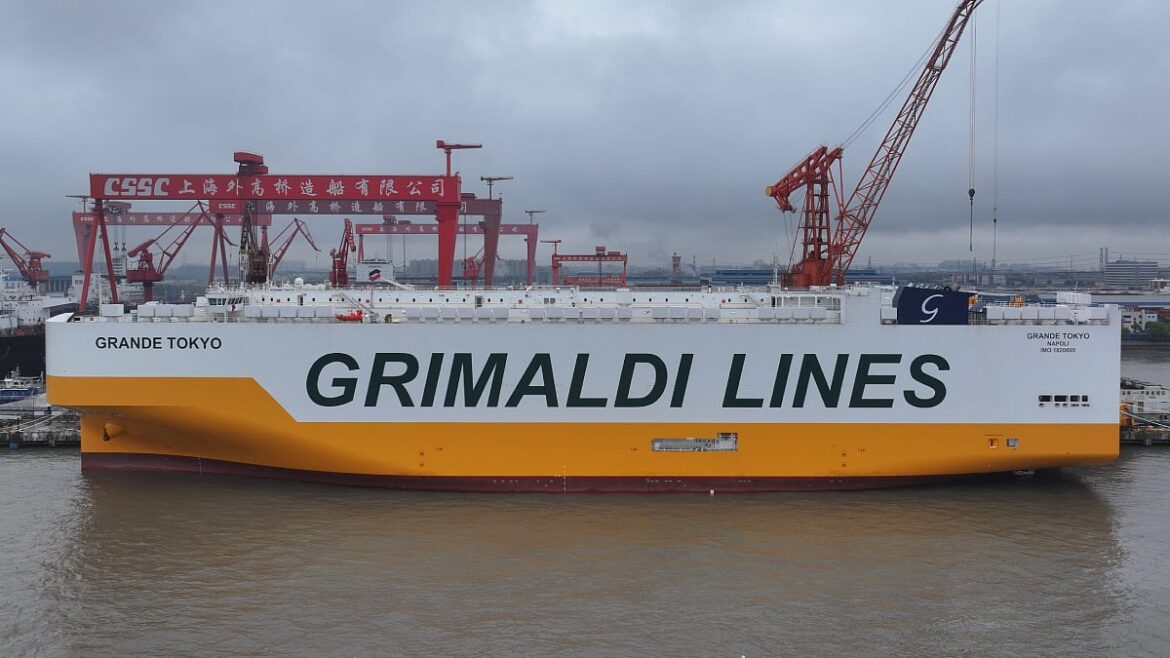 Grimaldi takes delivery of ammonia-ready PCTC Grande Tokyo