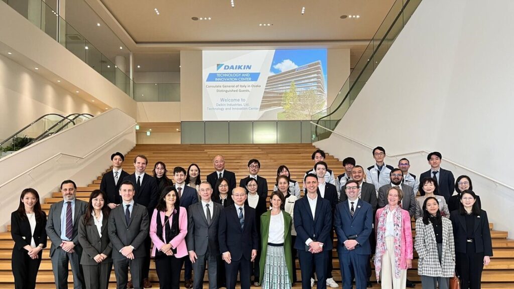 Italian Consulate in Osaka leads mission to Daikin Tic - News from Embassies