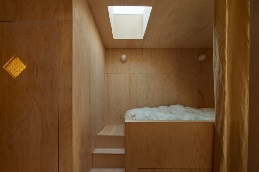 Bedroom interior at home by HYG Architects