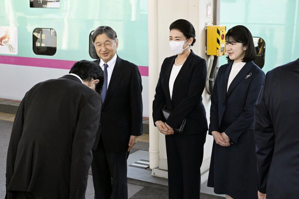 Japan's imperial family visit Fukushima to inspect recovery efforts