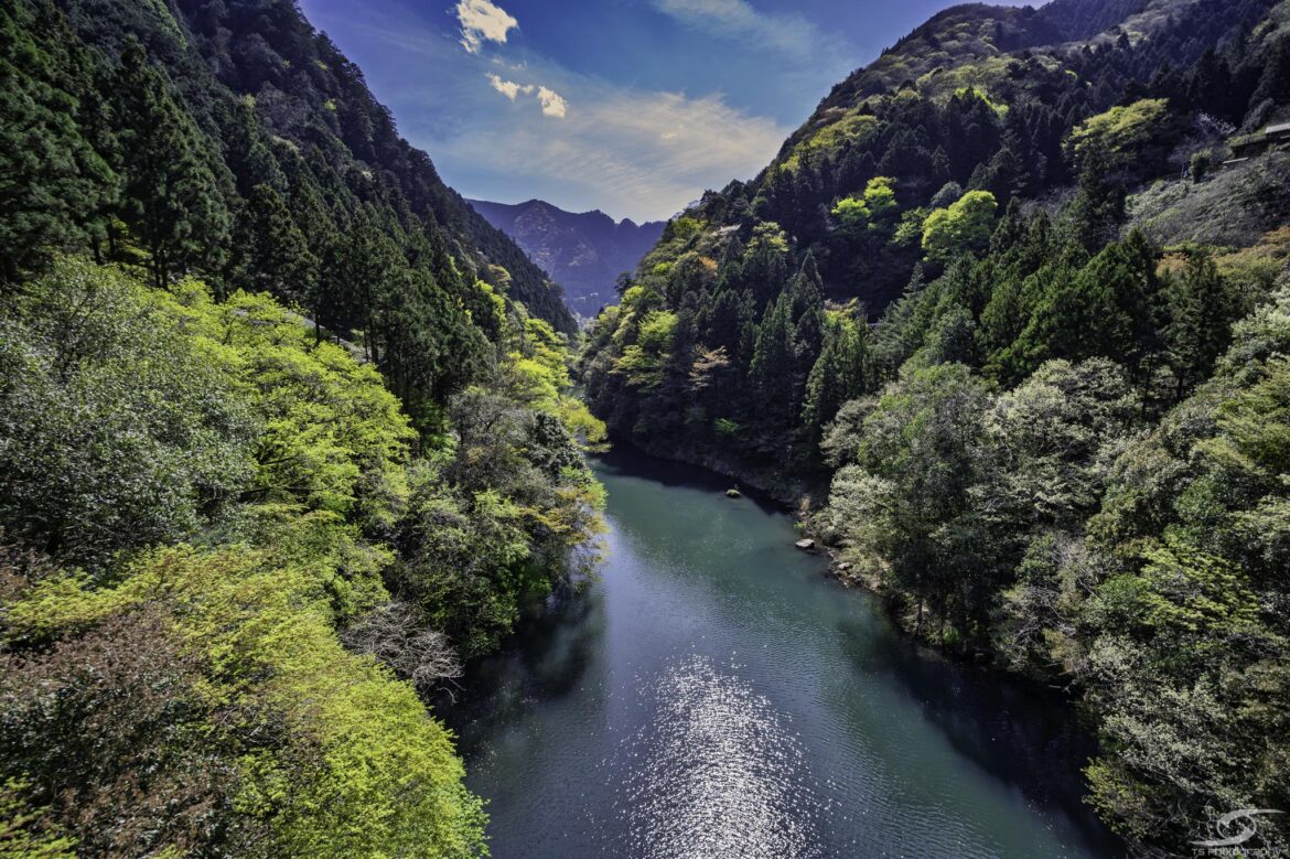 Tama River near Lake Okutama