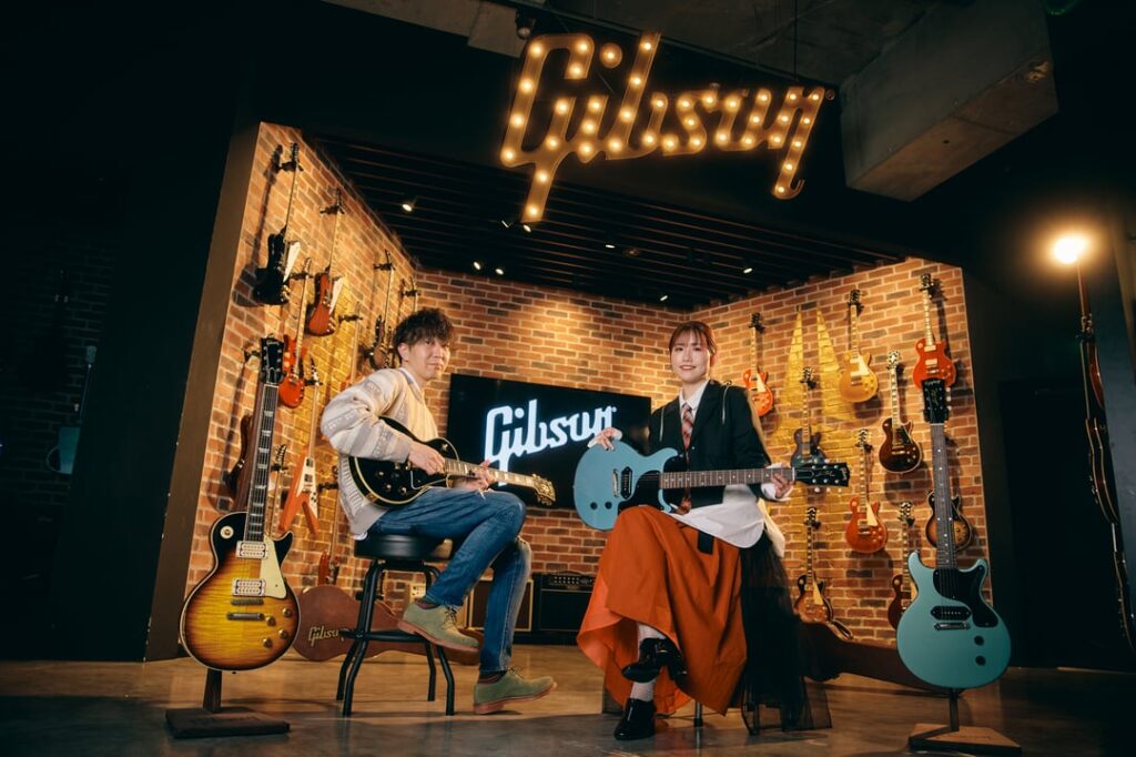 Hasegawa Ikumi from the GIBSON SPECIAL TALK SESSION for the Gibson/Epiphone Les Paul Jr. Ikuyo Kita Model✨