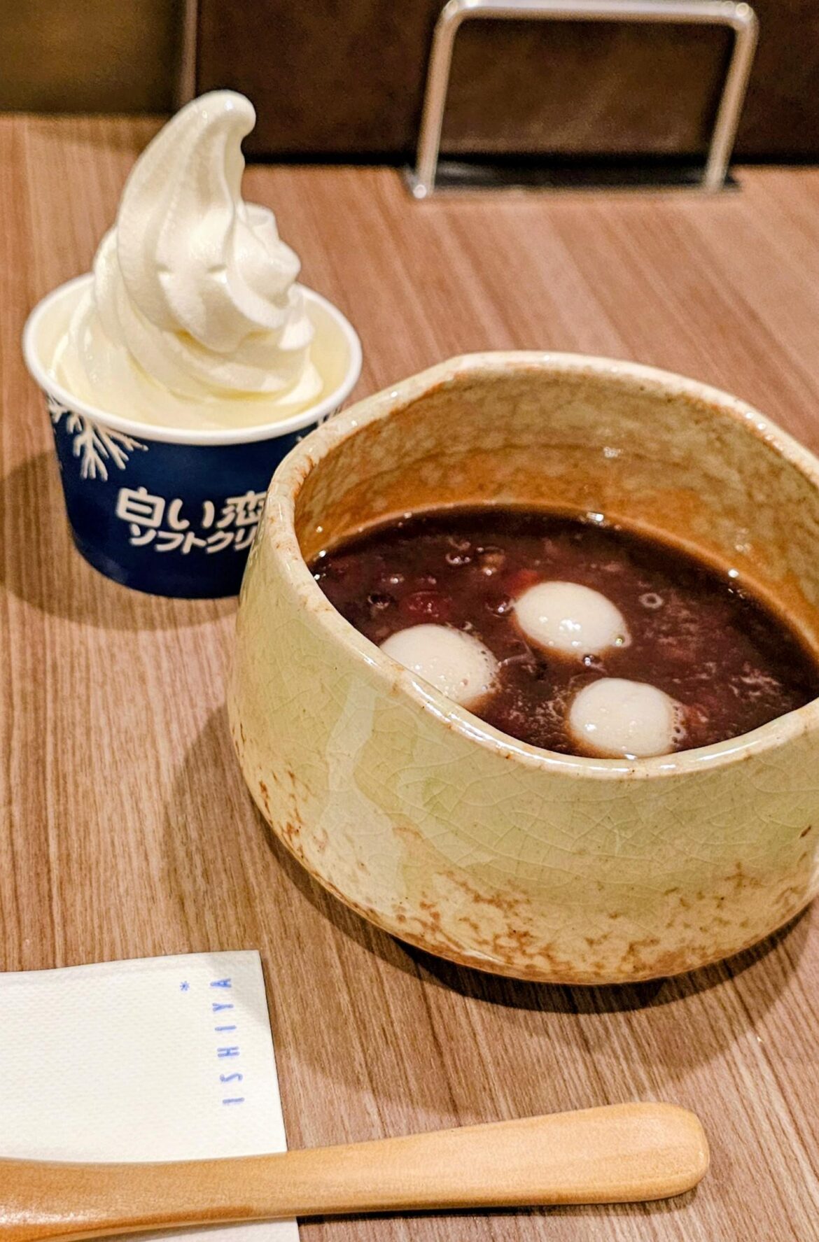 Shiratama Cream Zensai is one of my favorite Japanese dessert