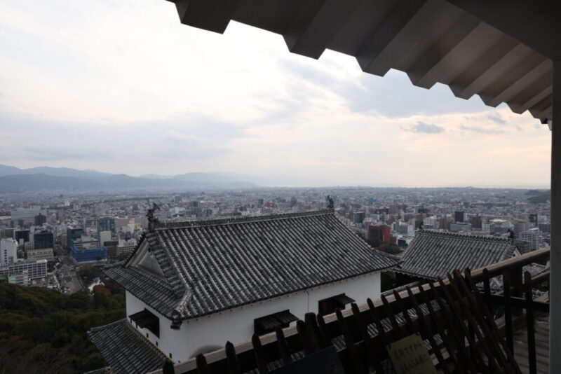 The view from Matsuyama Castle