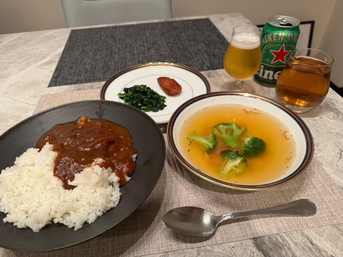 My Japanese home curry today. What do you like with curry?