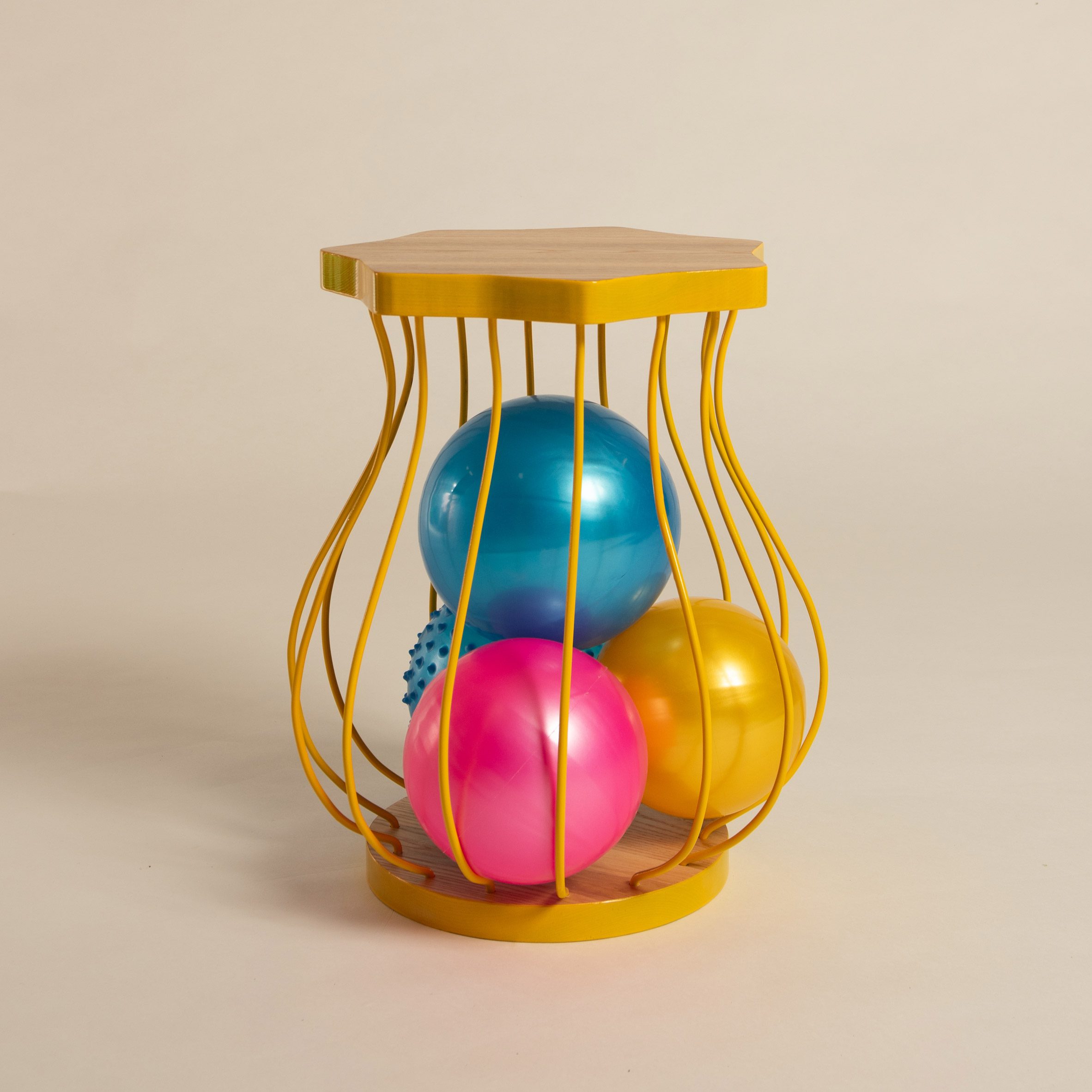 Flower Basket Stool by Minori Furugen