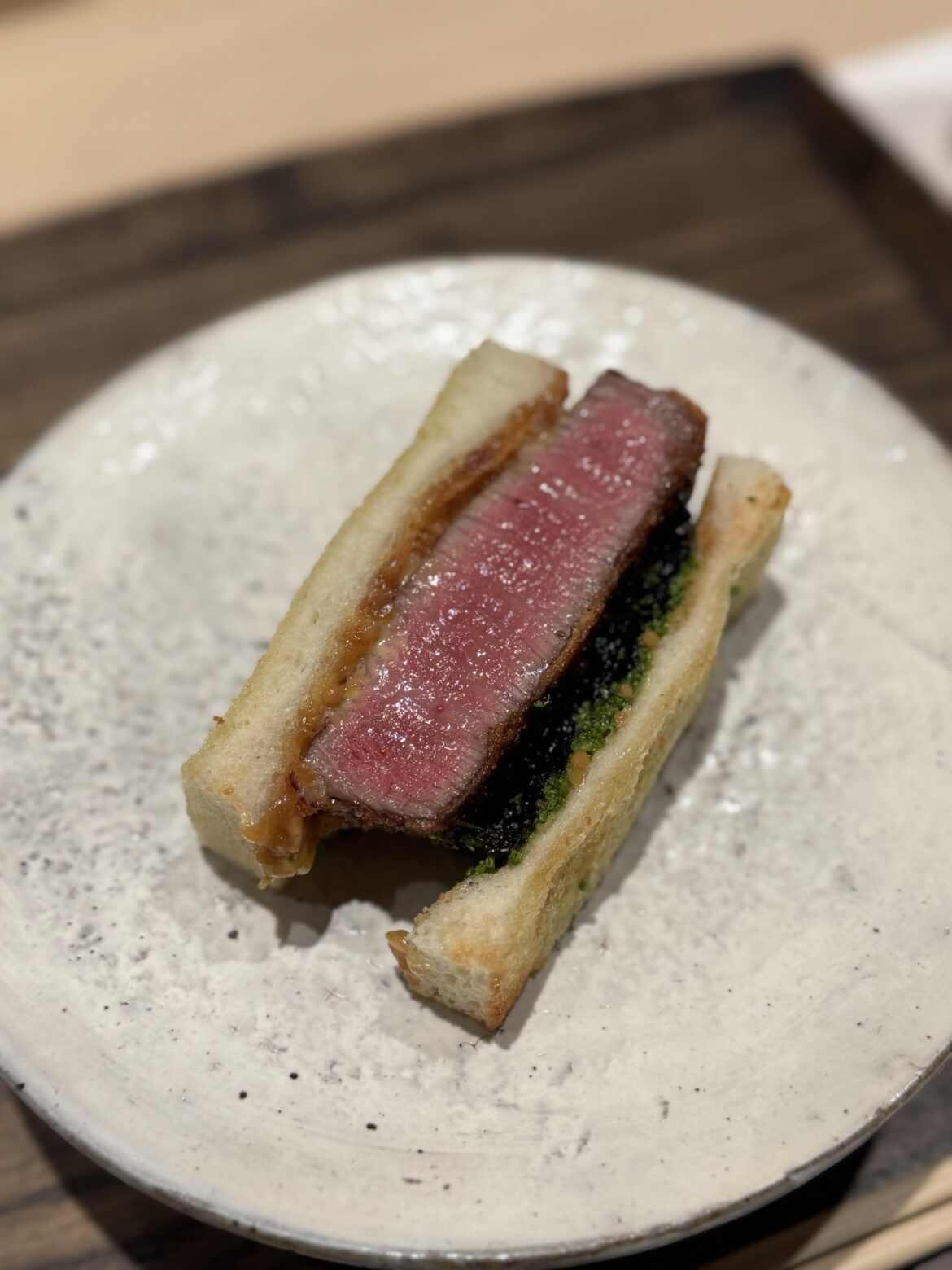 Chateaubriand Katsu Sandwich with Japanese Sansho Pepper
