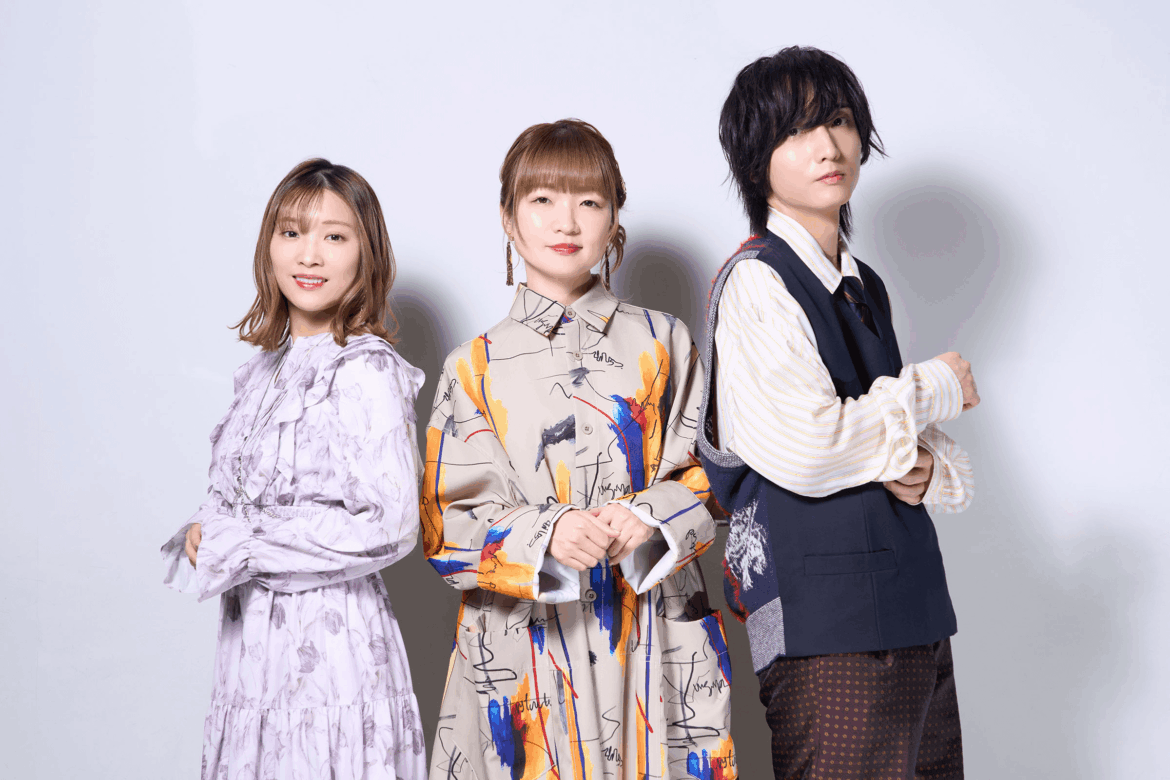 Atsumi Tanezaki (Frieren), Ichinose Kana (Fern) and Chiaki Kobayashi (Stark) at the Official season 2 end interview