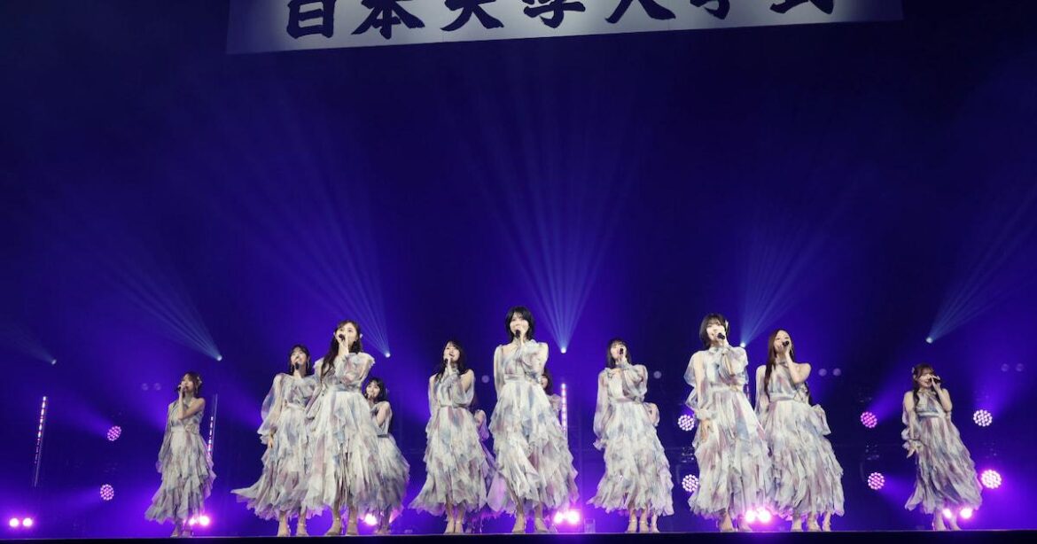 Nogizaka46 appeared at the Nihon University entrance ceremony!