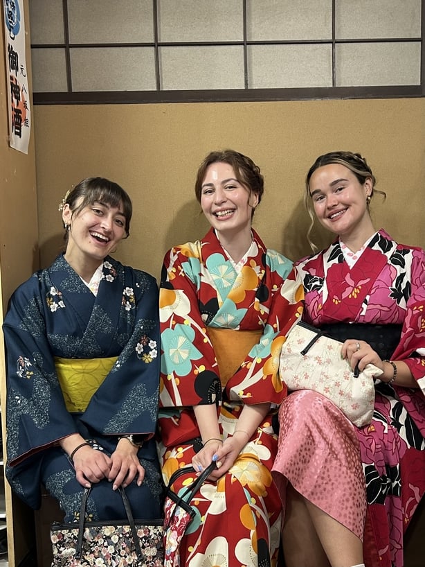 friends in Japan