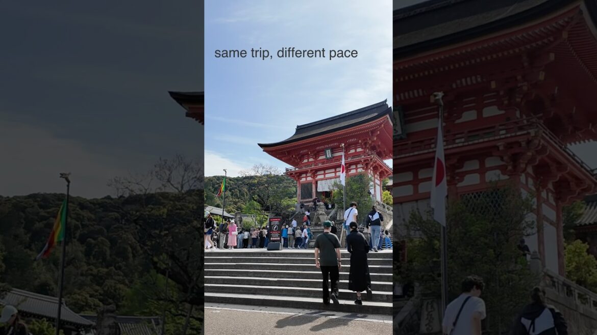 kyoto and hiroshima in one frame. same trip, different pace 🇯🇵⛩️