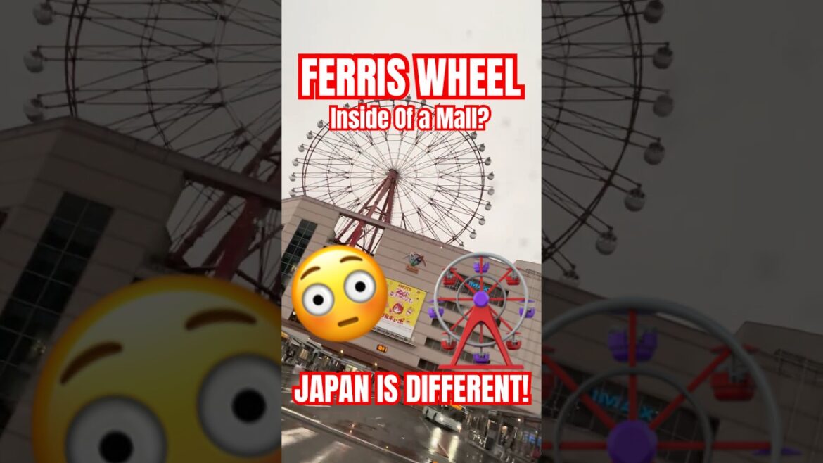 There’s a Ferris Wheel Inside This Mall in Japan 🇯🇵🎡 (Kagoshima)