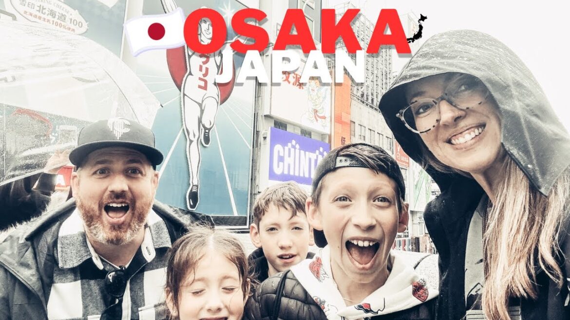 Family's First Time in Osaka Japan