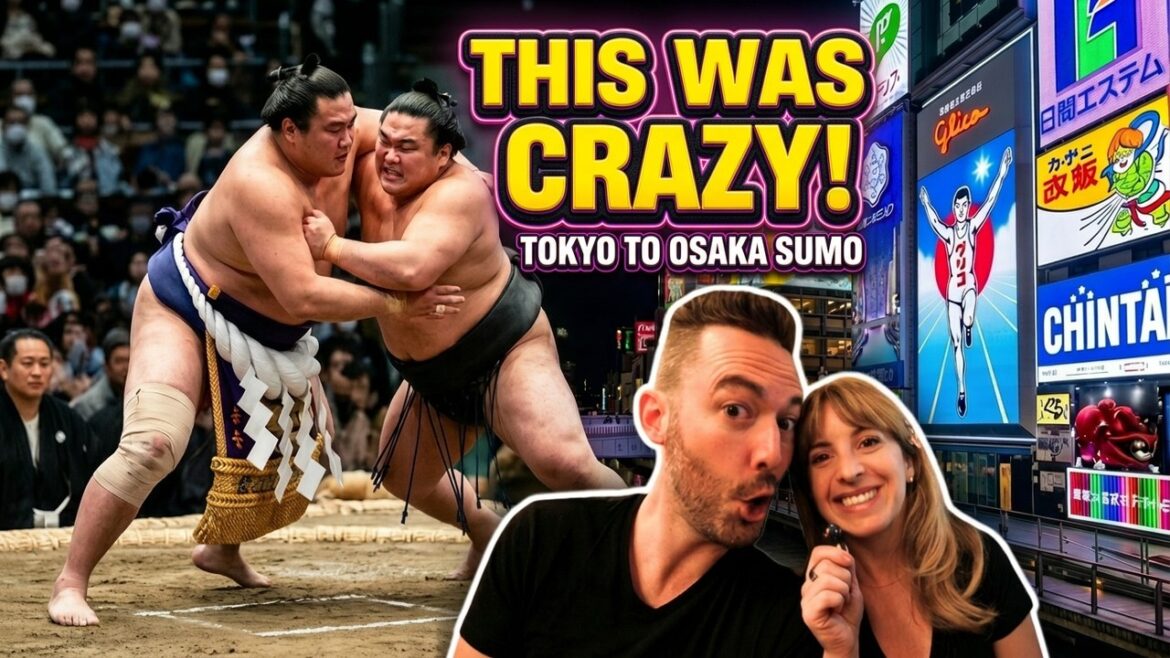 Travel With Us from Tokyo to Osaka to Watch SUMO WRESTLING | Japan Travel Vlog
