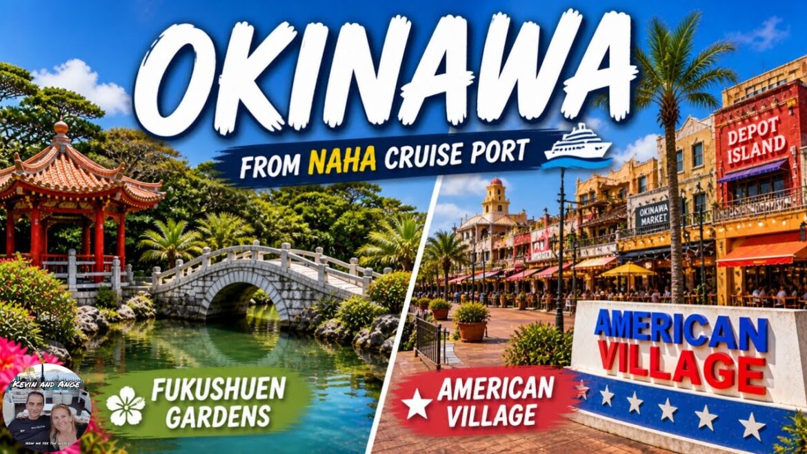 Naha Cruise Port to American Village: Easy DIY Guide with a stop at Fukushuen Garden