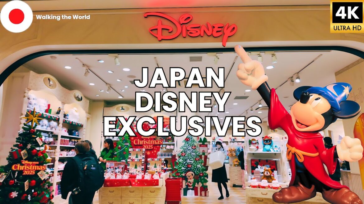 Disney Store Fukuoka FULL TOUR! Japan-Exclusive Merch & Hidden Gems Inside [4K]