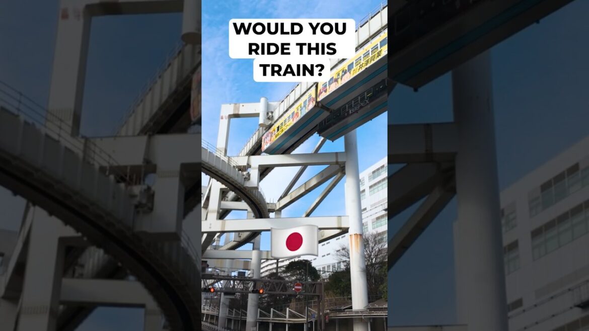 The Famous Upside Down Train in Chiba Japan #japan The Famous Upside Down Train in Chiba Japan #japan