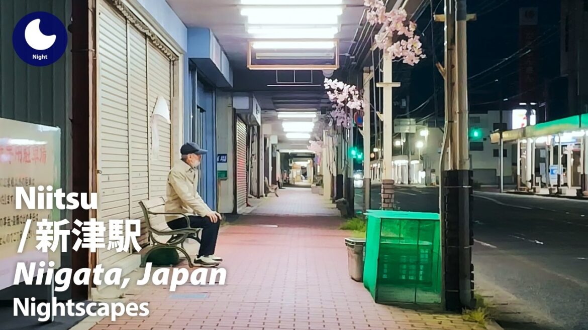 The Silent Railway Town: Niitsu Station & Historic Gangi Walkways (4K ASMR) | Niigata, Japan