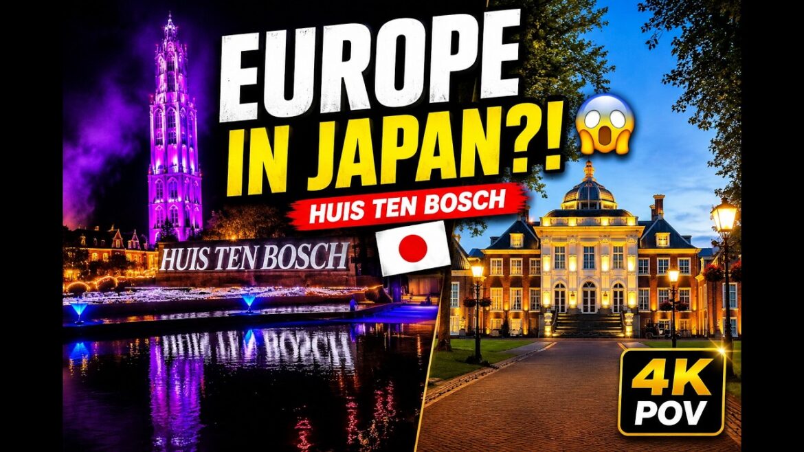 Huis Ten Bosch Japan | Dutch-Themed Park in Nagasaki | 4K 60fps POV | Unreal Europe Vibes Huis Ten Bosch Japan | Dutch-Themed Park in Nagasaki | 4K 60fps POV | Unreal Europe Vibes