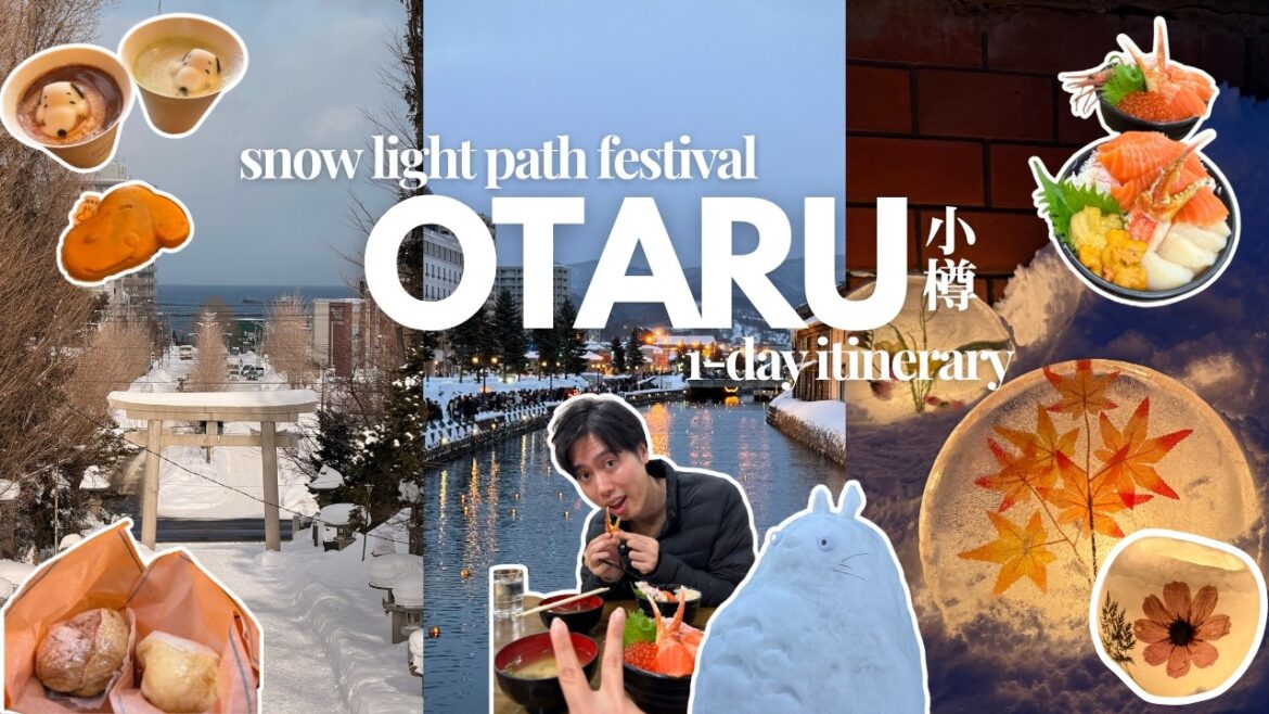 A Day in OTARU | Snow Light Path Festival | Hokkaido, Japan