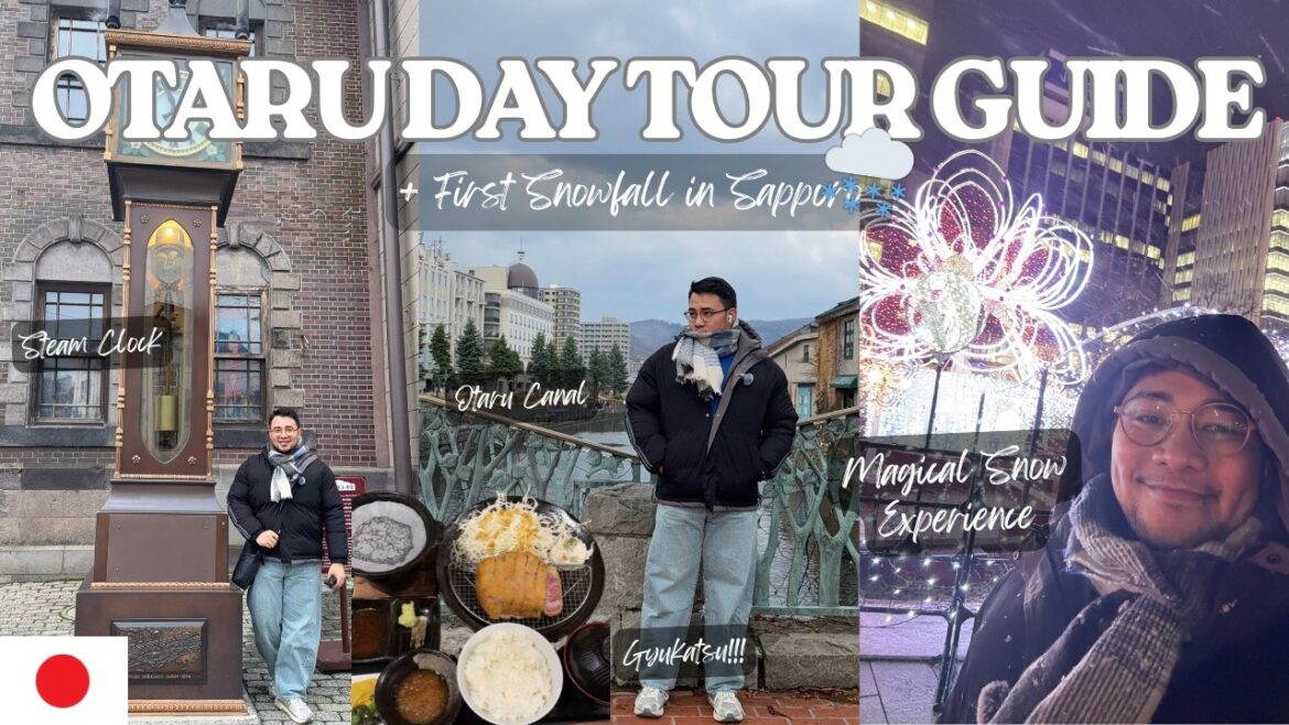 Otaru Day Tour Travel Guide + First Snowfall Experience in Sapporo