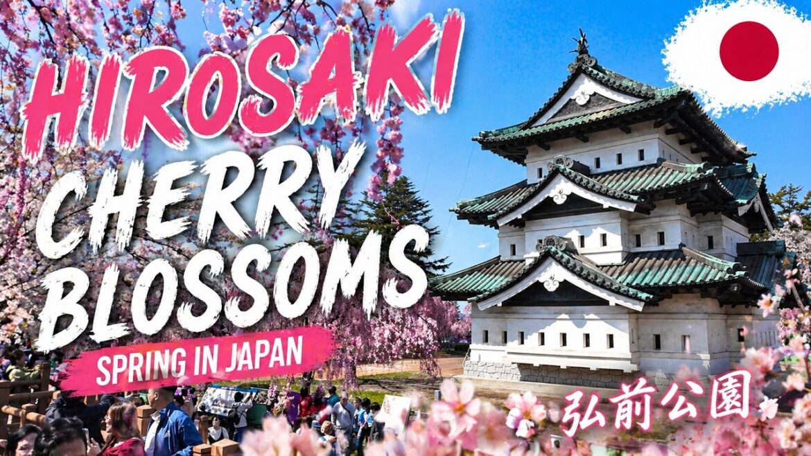 Hirosaki Park Cherry Blossoms | Spring in Japan Travel Vlog