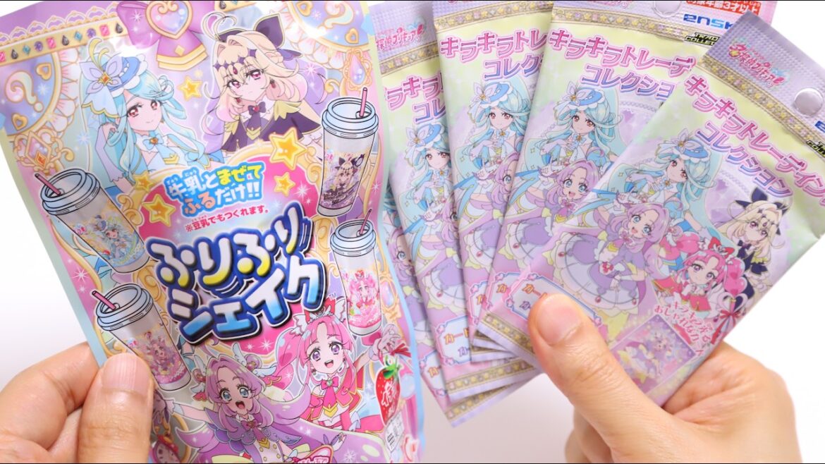 Star Detective Precure!  DIY Candy Drink and Blind Collectible Card ASMR & Unboxing (No Talking)