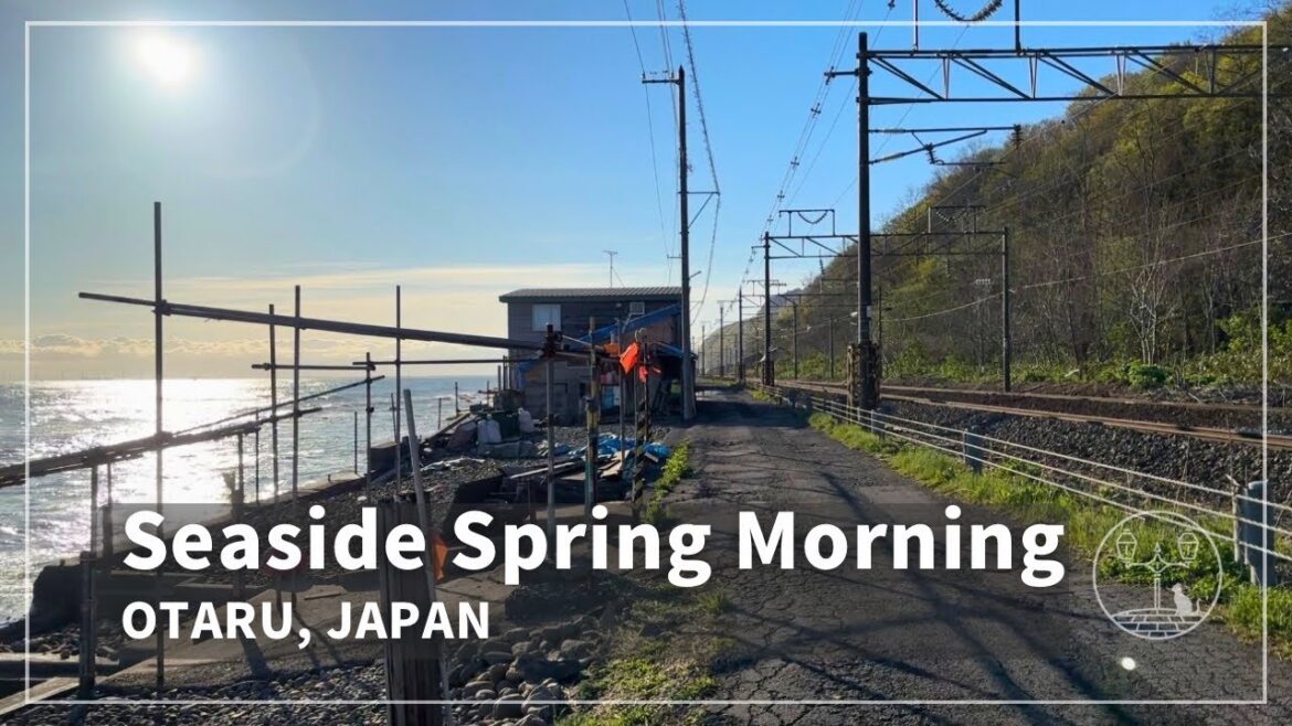 Japan Walking Tour in Otaru, Hokkaido | Spring Morning Walk from Asari Station to the Coast Japan Walking Tour in Otaru, Hokkaido | Spring Morning Walk from Asari Station to the Coast