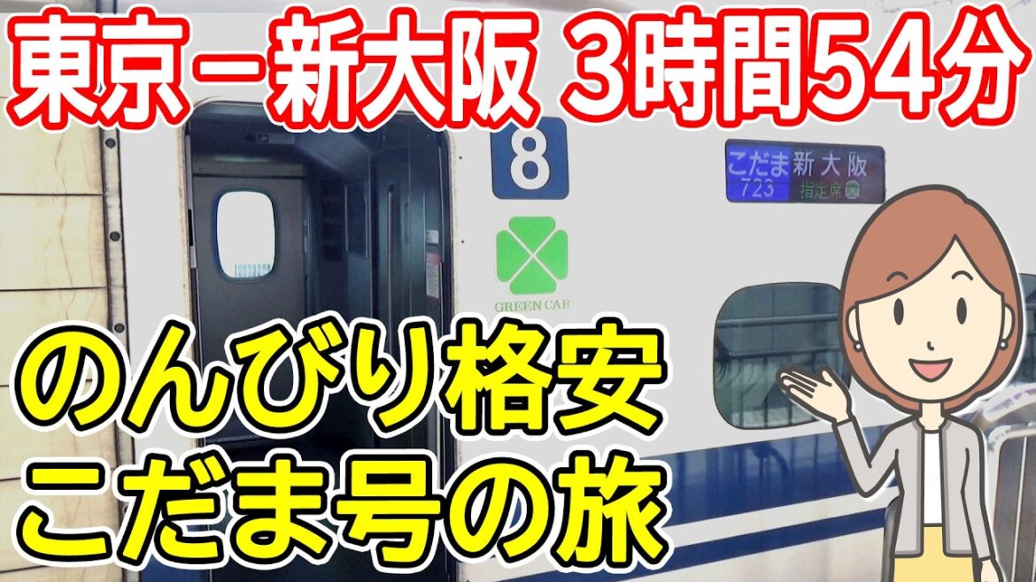 東京－新大阪間をこだま号で旅をしました｜ぷらっとこだま｜グリーン車｜東海道新幹線｜格安旅