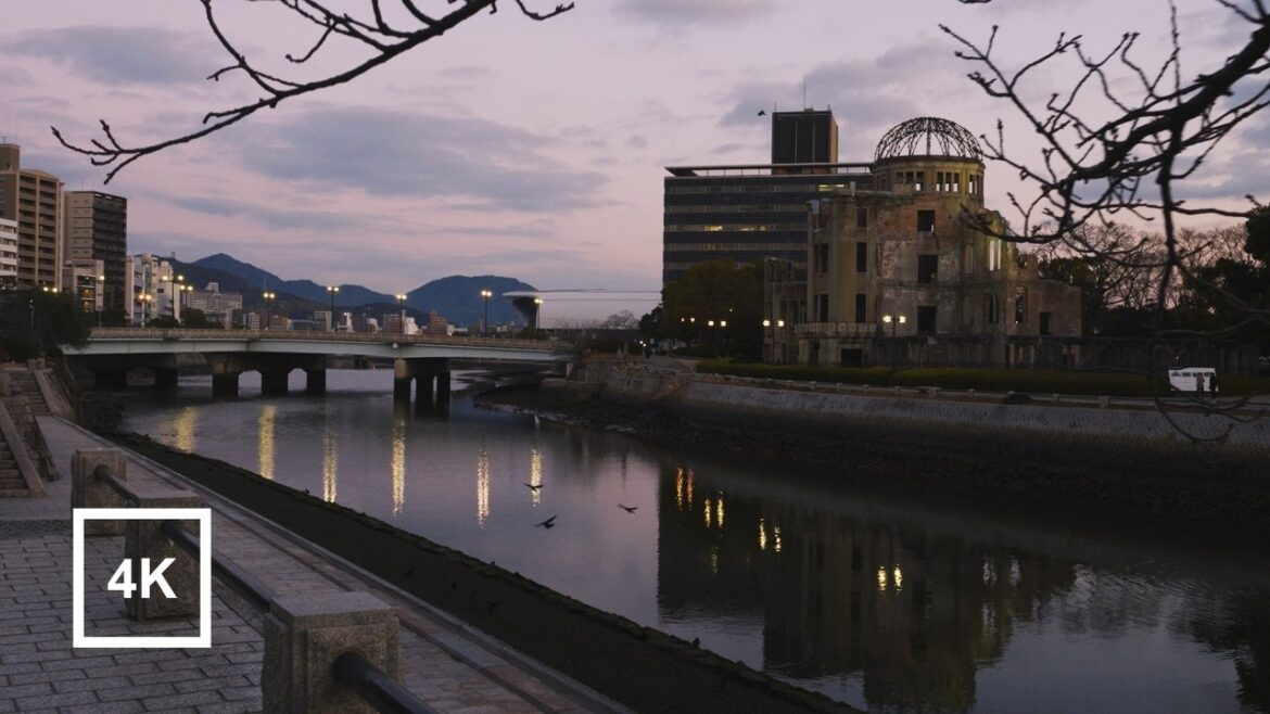 Peaceful Morning Walk in Hiroshima, Japan | 4K Virtual Tour
