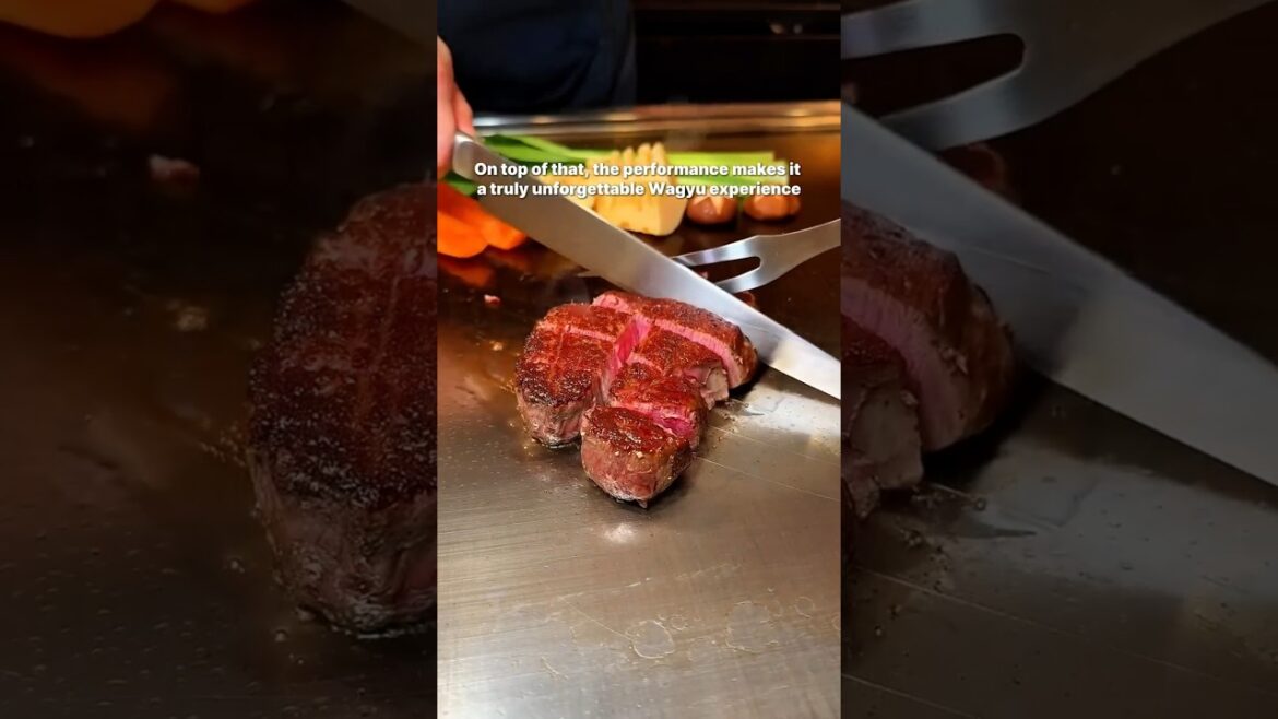 Best Wagyu Steak in Hiroshima 🇯🇵 Kobe Beef Teppanyaki Experience #japantravel #japanesefood