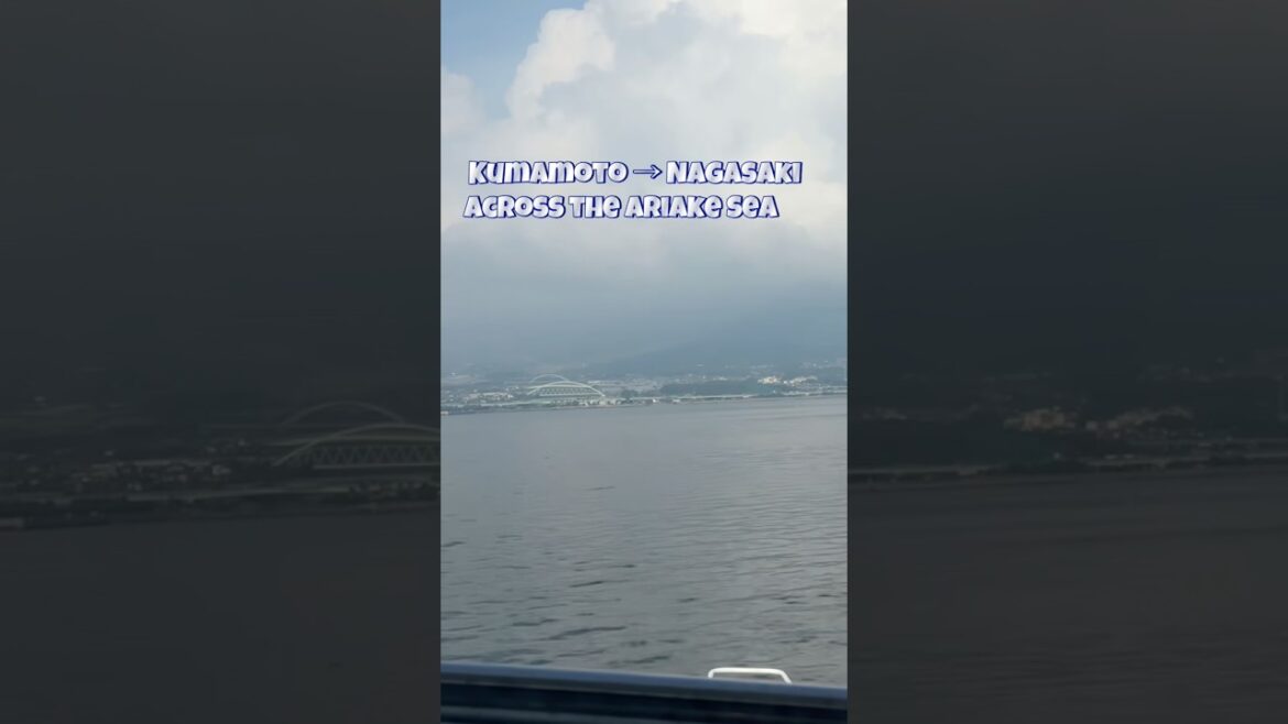 The scenic sea route from Kumamoto to Nagasaki || JAPAN   #explore #travel #foryou #japan #travel