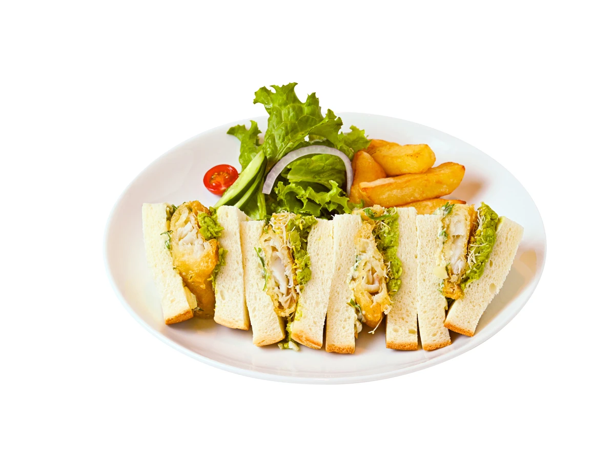 Fish sandwich at Furai Guys