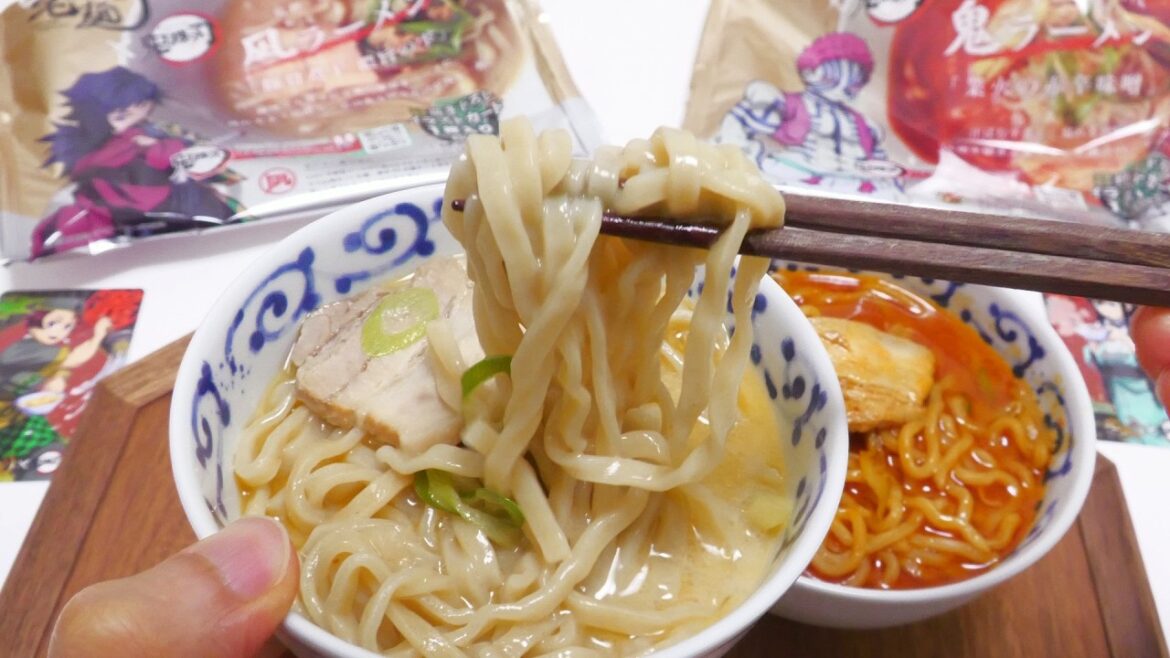 Demon Slayer: Kimetsu no Yaiba Frozen Ramen🍜ASMR & Unboxing (No Talking)