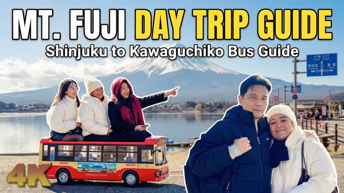 MT. FUJI DAY TRIP GUIDE 🇯🇵 | Shinjuku to Kawaguchiko Bus Guide + Lake Kawaguchiko, Fujisan Station MT. FUJI DAY TRIP GUIDE 🇯🇵 | Shinjuku to Kawaguchiko Bus Guide + Lake Kawaguchiko, Fujisan Station