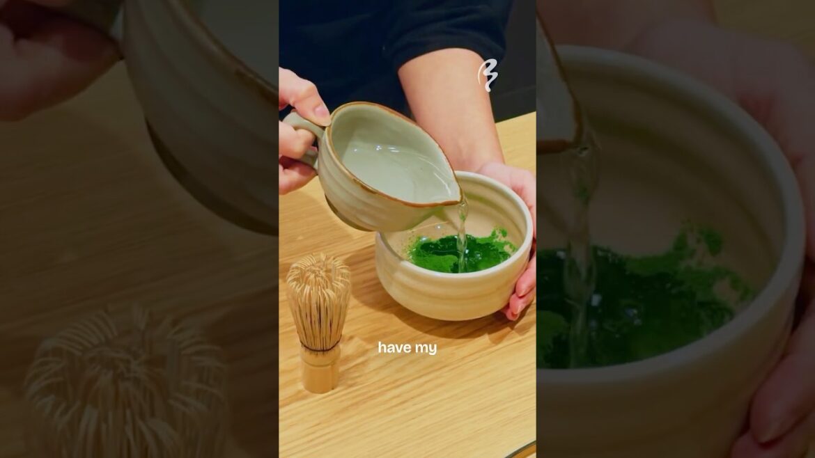 A Look Inside Tokyo's Stunning New Matcha Cafe