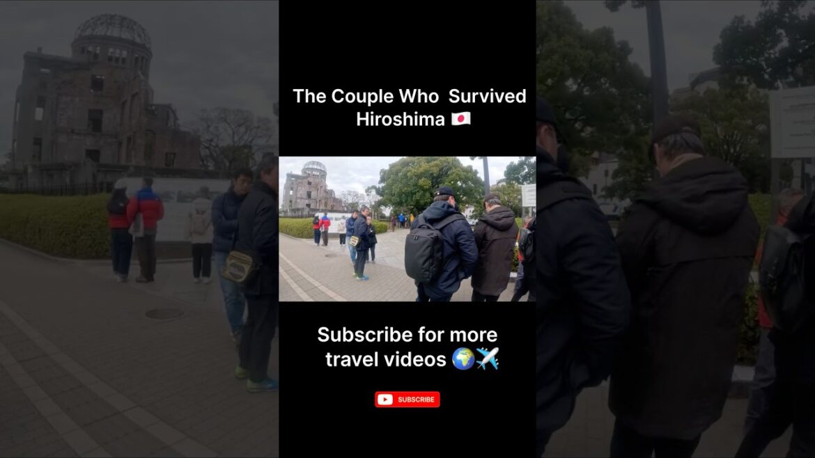 The Couple Who Survived Hiroshima, Japan 🇯🇵 #japan #hiroshima #shorts