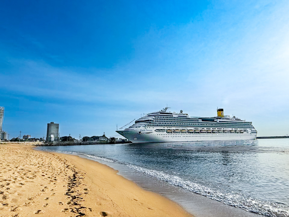 Costa Serena docked at Sokcho Port