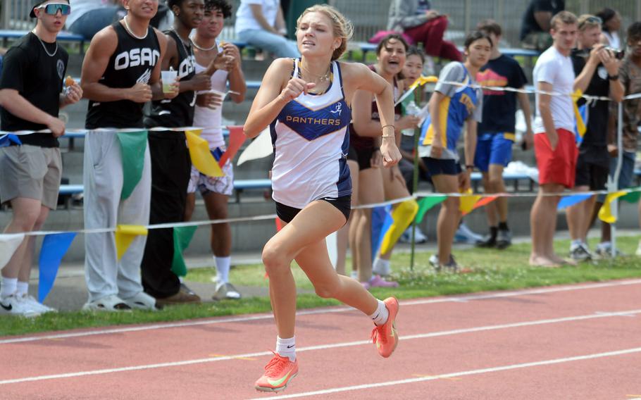 Hayden Buck runs.