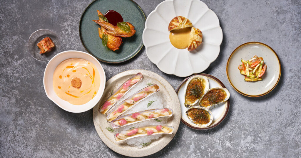 Find Hokkaido Scallop Wellington From an Atomix Alumnus at 28 Nomad Find Hokkaido Scallop Wellington From an Atomix Alumnus at 28 Nomad