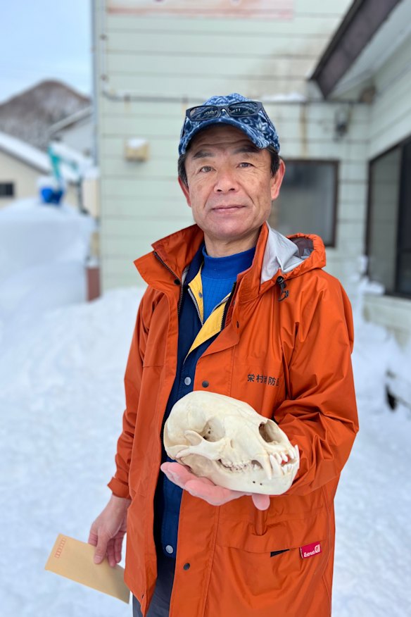 Tahata-san, one of only six Matagi, or bear hunters, remaining in the district. 